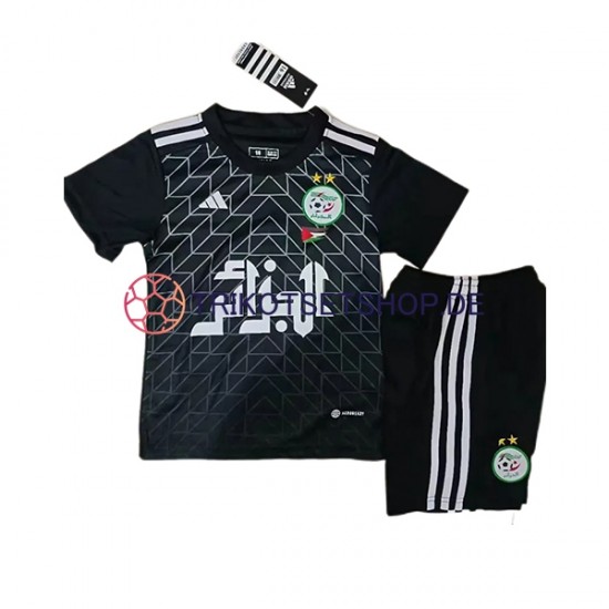 Algerien 2023-2024 Kinder Trikotset Schwarz