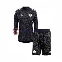 Algerien 2022 Torwart Kinder Trikotset Heim Langarm