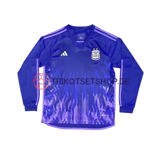 Argentinien World Cup 2022 Herren Trikot Auswärts Langarm