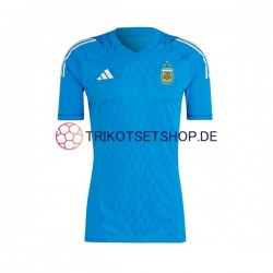 Argentinien 2023 Torwart Herren Trikot Ausweich Kurzarm