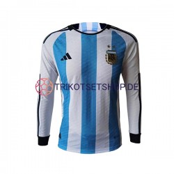 Argentinien World Cup 2022 Herren Trikot Heim Langarm