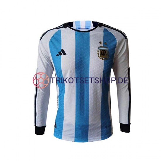 Argentinien World Cup 2022 Herren Trikot Heim Langarm