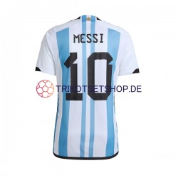Argentinien Lionel Messi 10 World Cup 2022 Herren Trikot Heim Kurzarm