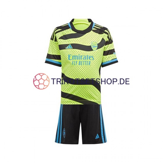 Arsenal 2023-2024 Kinder Trikotset Auswärts Kurzarm