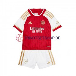 Arsenal 2023-2024 Kinder Trikotset Heim Kurzarm