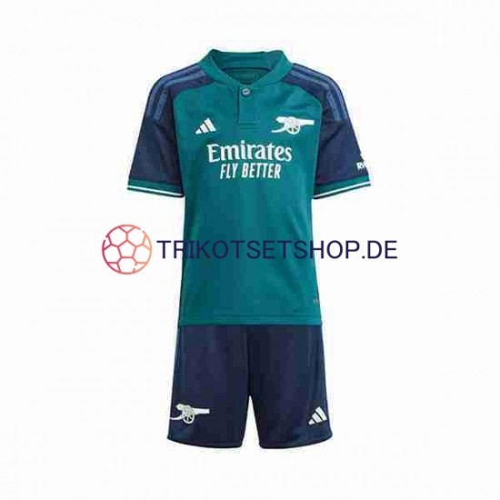 Arsenal 2023-2024 Kinder Trikotset Ausweich Kurzarm