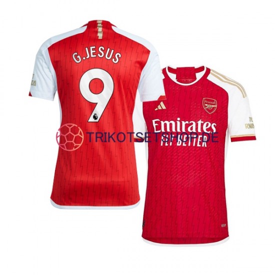 Arsenal Gabriel Jesus 9 2023-2024 Herren Trikot Heim Kurzarm