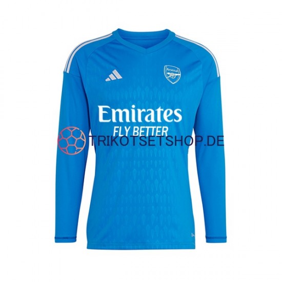 Arsenal 2023-2024 Torwart Herren Trikot Auswärts Langarm