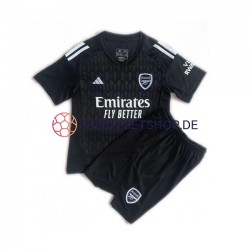 Arsenal 2023-2024 Torwart Kinder Trikotset Heim Kurzarm