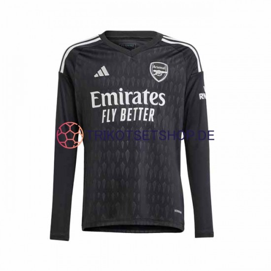 Arsenal 2023-2024 Torwart Herren Trikot Heim Langarm