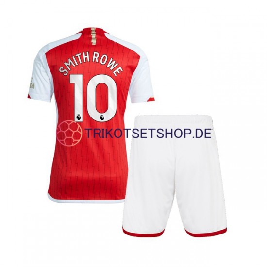 Arsenal Smith Rowe 10 2023-2024 Kinder Trikotset Heim Kurzarm