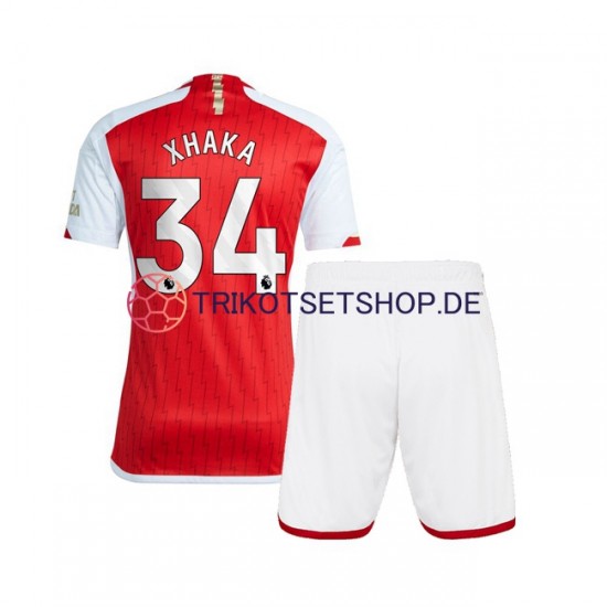 Arsenal Xhaka 34 2023-2024 Kinder Trikotset Heim Kurzarm