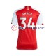 Arsenal Xhaka 34 2023-2024 Herren Trikot Heim Kurzarm