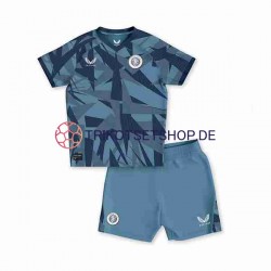 Aston Villa 2023-2024 Kinder Trikotset Ausweich Kurzarm