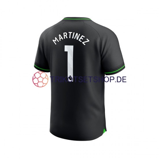 Aston Villa Emiliano Martinez 1 2023-2024 Torwart Herren Trikot Heim Kurzarm