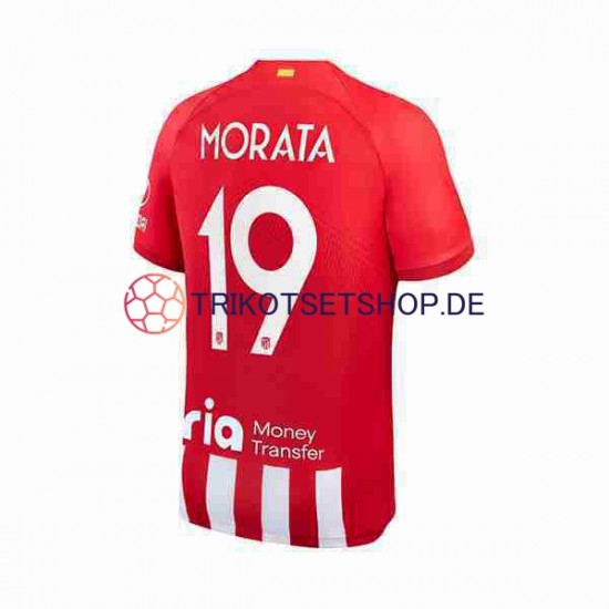 Atlético Madrid Alvaro Morata 19 2023-2024 Herren Trikot Heim Kurzarm