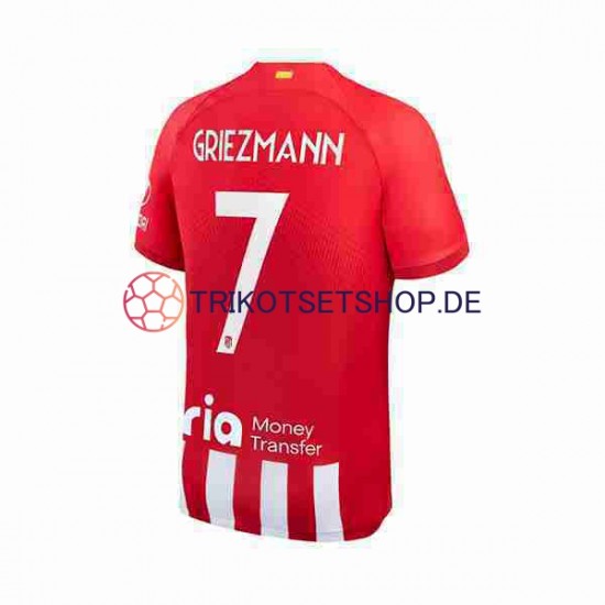 Atlético Madrid Antoine Griezmann 7 2023-2024 Herren Trikot Heim Kurzarm