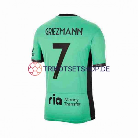 Atlético Madrid Antoine Griezmann 7 2023-2024 Herren Trikot Ausweich Kurzarm