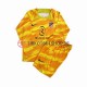 Atlético Madrid 2023-2024 Torwart Kinder Trikotset Langarm Orange