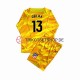 Atlético Madrid Jan Oblak 13 2023-2024 Torwart Kinder Trikotset Langarm Orange