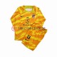 Atlético Madrid Jan Oblak 13 2023-2024 Torwart Kinder Trikotset Langarm Orange