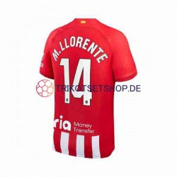 Atlético Madrid Marcos Llorente 14 2023-2024 Herren Trikot Heim Kurzarm
