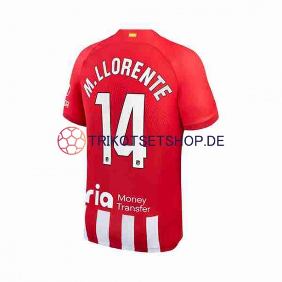 Atlético Madrid Marcos Llorente 14 2023-2024 Herren Trikot Heim Kurzarm