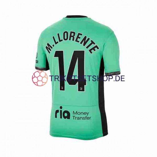 Atlético Madrid Marcos Llorente 14 2023-2024 Herren Trikot Ausweich Kurzarm