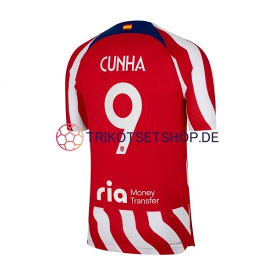 Atlético Madrid Matheus Cunha 9 2022-2023 Herren Trikot Heim Kurzarm
