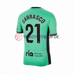 Atlético Madrid Yannick Carrasco 21 2023-2024 Herren Trikot Ausweich Kurzarm