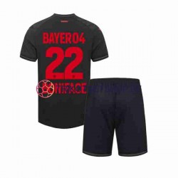 Bayer 04 Leverkusen Victor Boniface 22 2023-2024 Kinder Trikotset Heim Kurzarm