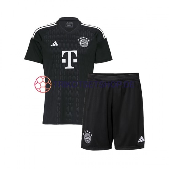 FC Bayern München 2023-2024 Torwart Kinder Trikotset Heim Kurzarm