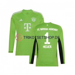 FC Bayern München Manuel Neuer 1 2023-2024 Torwart Herren Trikot Auswärts Langarm