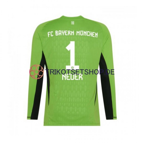 FC Bayern München Manuel Neuer 1 2023-2024 Torwart Herren Trikot Auswärts Langarm