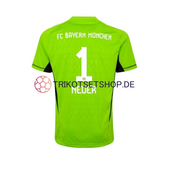 FC Bayern München Manuel Neuer 1 2023-2024 Torwart Herren Trikot Auswärts Kurzarm