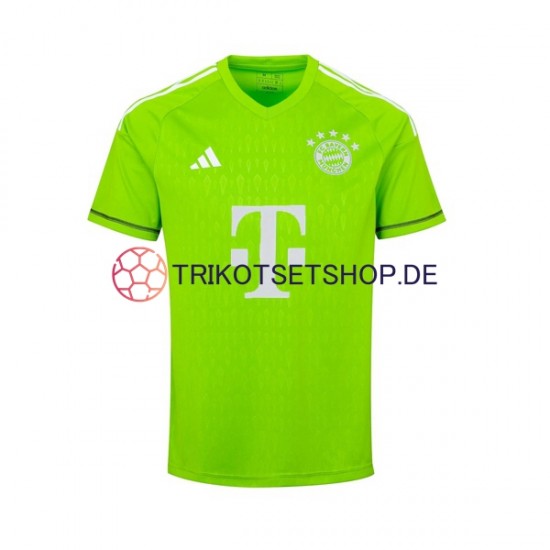 FC Bayern München Manuel Neuer 1 2023-2024 Torwart Herren Trikot Auswärts Kurzarm