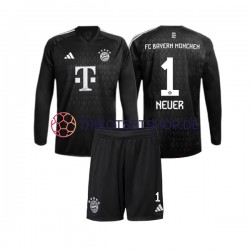 FC Bayern München Manuel Neuer 1 2023-2024 Torwart Kinder Trikotset Heim Langarm