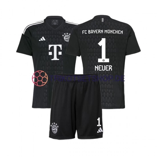 FC Bayern München Manuel Neuer 1 2023-2024 Torwart Kinder Trikotset Heim Kurzarm