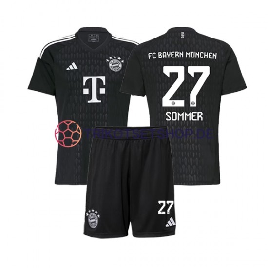 FC Bayern München Yann Sommer 27 2023-2024 Torwart Kinder Trikotset Heim Kurzarm