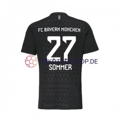 FC Bayern München Yann Sommer 27 2023-2024 Torwart Herren Trikot Heim Kurzarm