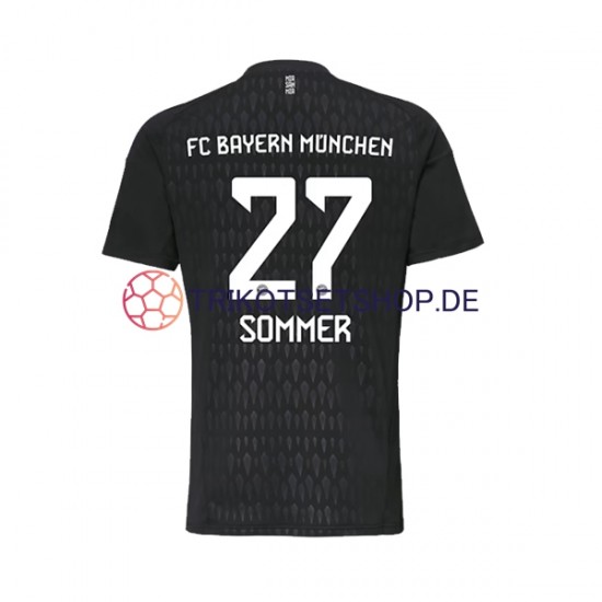 FC Bayern München Yann Sommer 27 2023-2024 Torwart Herren Trikot Heim Kurzarm