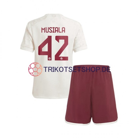 FC Bayern München Jamal Musiala 42 2023-2024 Kinder Trikotset Ausweich Kurzarm