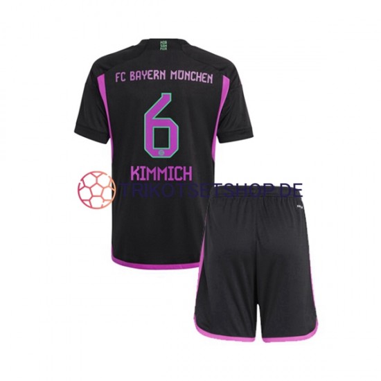 FC Bayern München Kimmich 6 2023-2024 Kinder Trikotset Auswärts Kurzarm