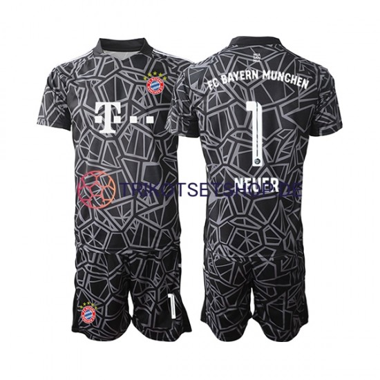 FC Bayern München Manuel Neuer 1 2022-2023 Torwart Kinder Trikotset Heim Kurzarm