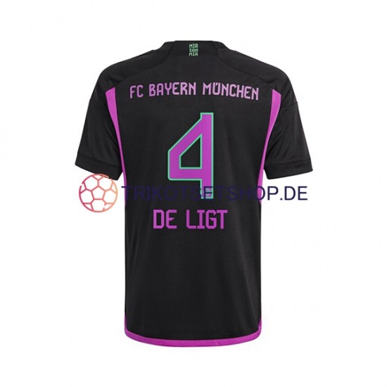 FC Bayern München Matthijs de Ligt 4 2023-2024 Herren Trikot Auswärts Kurzarm