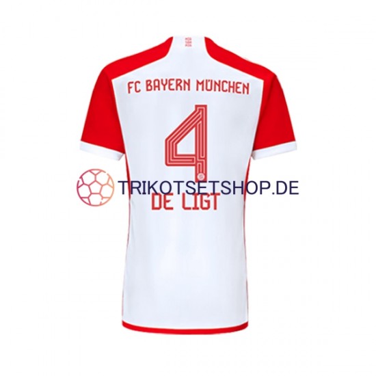 FC Bayern München Matthijs de Ligt 4 2023-2024 Herren Trikot Heim Kurzarm