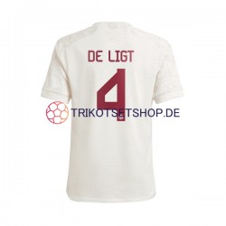 FC Bayern München Matthijs de Ligt 4 2023-2024 Herren Trikot Ausweich Kurzarm