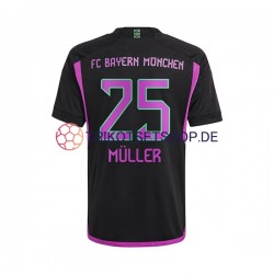 FC Bayern München Thomas Muller 25 2023-2024 Herren Trikot Auswärts Kurzarm
