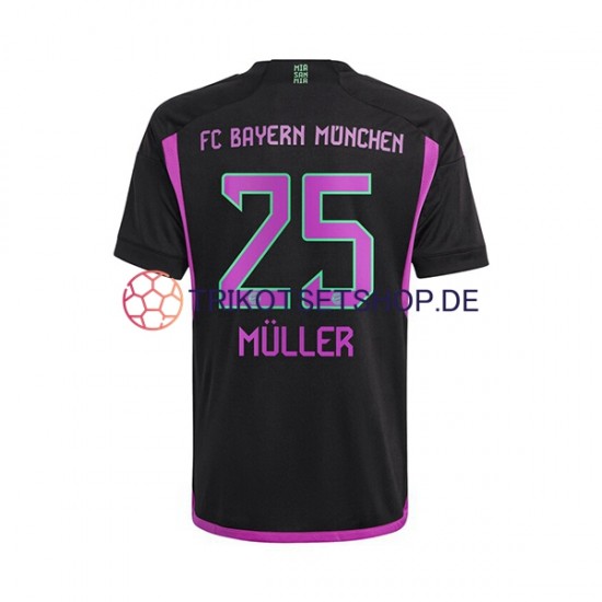 FC Bayern München Thomas Muller 25 2023-2024 Herren Trikot Auswärts Kurzarm