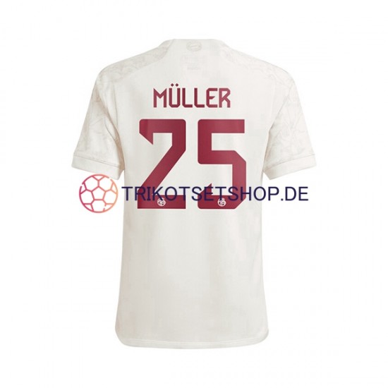 FC Bayern München Thomas Muller 25 2023-2024 Herren Trikot Ausweich Kurzarm